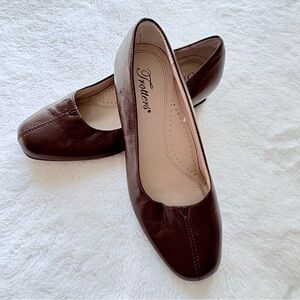 Trotters Doris Dark Brown Heels, 6.5 W